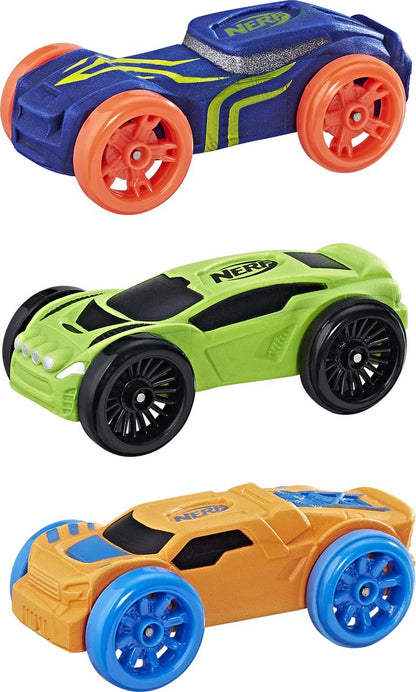 Nerf Nitro Foam Car 3-Pack Schuimauto's 9x18cm | Tinyco
