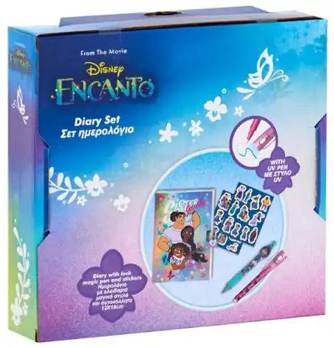 Disney Encanto Dagboek met Slotje en Stickers Detail | Tinyco
