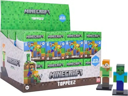 Minecraft 3D Toppeez Blindbox 24 Verzamelfiguren Overzicht | Tinyco

