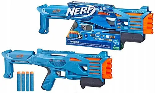 Nerf Elite 2.0 Tetrad QS-4 Pump-Action Blaster Speelgoed | Tinyco