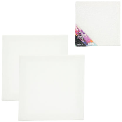 Artcanvas Doek 20x20 cm (2 stuks) – Schilder Canvas