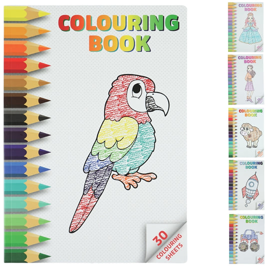 Kleurboek A4 30 Pagina’s – Creatief Kleurboek