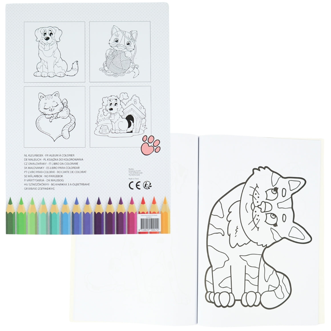 Kleurboek A4 30 Pagina’s – Creatief Kleurboek
