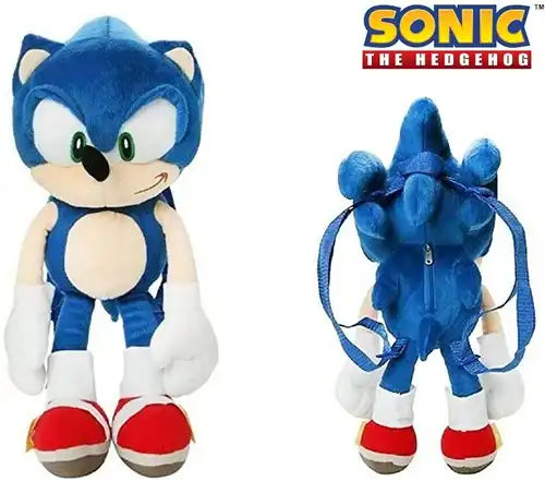Sonic the Hedgehog Pluche Rugzak 48cm Knuffel en Tas | Tinyco
