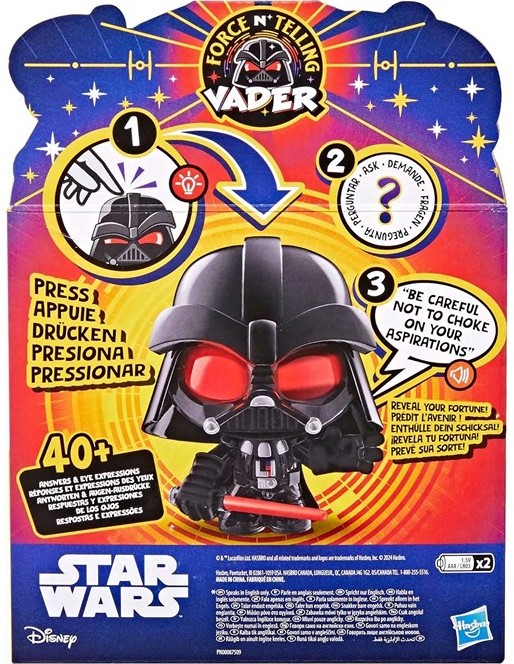 Star Wars Darth Vader Figuur Achterkant met 40+ Geluiden | Tinyco
